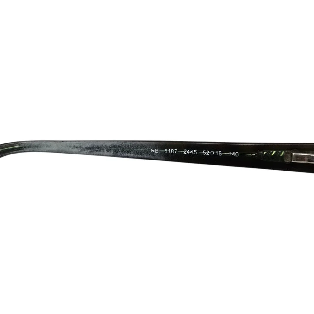 RayBan Eyeglasses RB 5187 Unisex 52-16 Dark Havana Tortoise Acetate Classic Chic